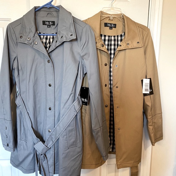 Mo-Ka by Santa Fe Apparel-Gray lightweight coat - Picture 2 of 11